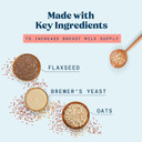 Mommy Knows Best Lactation Cookies Mix - Oatmeal Breastfeeding Cookie Supplement Support For Breast Milk Supply Increase With Flax Seed And Brewers Yeast (Butterscotch) 15Oz