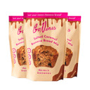 Gonanas Salted Caramel Banana Bread Mix, Vegan, Gluten Free Healthy Snacks. Oat Flour Banana Bread Or Banana Muffin Mix. Women Owned, Us Ingredients, Dairy Free, Nut Free, Delicious (3 Pack)