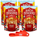 Birch Benders Organic Classic Pancake And Waffle Mix, 16 Oz (Pack Of 4) With By The Cup Swivel Spoons