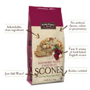 English Scone Mix, Raspberry White Chocolate By Sticky Fingers Bakeries  Easy To Make English Scones Fresh Baked, Makes 12 Scones (1Pk)