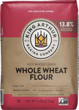 King Arthur, 100% Whole Wheat Flour, 100% Whole Grain, Non-Gmo Project Verified, Certified Kosher, 5 Pounds