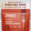 Judeeã¢ÂS Expandex Modified Tapioca Starch 5 Lb - 100% Non-Gmo, Gluten-Free & Nut-Free - Usa Packaged - Thickens And Enhances Texture - Great For Making Tortillas, Bread, And Bagels