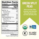 Mountain High Organics Certified Organic Green Split Peas 1/5Lb Bag