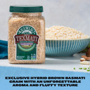 Riceselect Texmati Brown Rice, Whole-Grain Basmati Rice, Premium Gluten-Free Rice, Non-Gmo, Star-K Kosher, 32-Ounce Jar