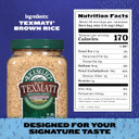 Riceselect Texmati Brown Rice, Whole-Grain Basmati Rice, Premium Gluten-Free Rice, Non-Gmo, Star-K Kosher, 32-Ounce Jar