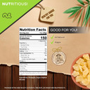 Nut Cravings Dry Fruits - Sun Dried Pineapple Chunks, With Sugar Added (16Oz - 1 Lb) Packed Fresh In Resealable Bag - Sweet Snack, Healthy Food, All Natural, Vegan, Kosher Certified