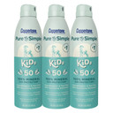 Coppertone Pure And Simple Kids Spray Sunscreen, Spf 50 Broad Spectrum Sunscreen For Kids, 5 Oz, Pack Of 3