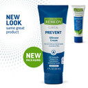 Medline Remedy Clinical Silicone Cream (2 Oz), Unscented, Chapped, Sensitive Skin, Breathable, Incontinence Care, Soothing, Breathable Film, Moisturizing, Nourishing