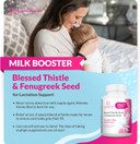 Fenugreek Free Lactation Supplement - Breastfeeding Supplements For Nursing Mothers Milk Supply Increase W/ Blessed Thistle, Milk Thistle, Goat'S Rue, Marshmallow Root, Shatavari Root - 30 Vege. Caps