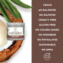Petal Fresh Coconut Body Scrub, Smoothing Body Pudding, Natural, Gently Exfoliating, Daily Skincare, Vegan And Cruelty Free, 16 Oz