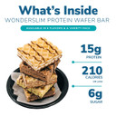 Wonderslim Protein Wafer Snack Bar, Lemon, 200 Calories, 15G Protein, 0Mg Cholesterol (5Ct)
