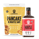 Lakanto Sugar Free Pancake Lovers Bundle - Pancake And Waffle Mix Plus Maple Syrup, Monk Fruit Sweetener With Erythritol, Breakfast Of Champions