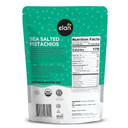 Elan Organic Sea Salted Pistachios, 5.1 Oz, In Shell, Salted With Sea Salt, Lightly Roasted, Naturally Open, Non-Gmo, Vegan, Gluten-Free, Kosher, Healthy Snacks