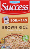 Success Boil-In-Bag Rice, Brown Rice, Quick And Easy Rice Meals, 14-Ounce Box