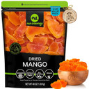 Nut Cravings Dry Fruits - Sun Dried Mango Slices, with Sugar Added (48oz - 3 LB, Bulk) Packed Fresh in Resealable Bag - Sweet Snack, Healthy Food, All Natural, Vegan, Kosher Certified