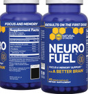 Natural Stacks Neurofuel Nootropic & Serotonin Brain Food Bundle - Promotes A Positive Mood & Focus - 105 Capsules