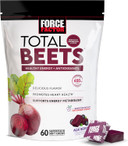 Force Factor Total Beets Soft Chews With Beetroot, Nitrates, L-Citrulline, Grapeseed Extract, And Antioxidants, Healthy Energy Supplement With Elite Ingredients, Heart Health Superfood, 60 Chews