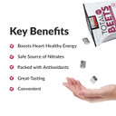 Force Factor Total Beets Soft Chews With Beetroot, Nitrates, L-Citrulline, Grapeseed Extract, And Antioxidants, Healthy Energy Supplement With Elite Ingredients, Heart Health Superfood, 60 Chews