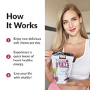 Force Factor Total Beets Soft Chews With Beetroot, Nitrates, L-Citrulline, Grapeseed Extract, And Antioxidants, Healthy Energy Supplement With Elite Ingredients, Heart Health Superfood, 60 Chews