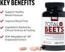 Force Factor Total Beets Blood Pressure Support With Grape Seed Extract And Non Gmo Beet Root Powder For Heart Health, Circulation, & Blood Flow, 120 Count Force Factor Total Beets Blood Pressure Support With Grape Seed Extract And Non Gmo Beet Root Powder For Heart Health, Circulation, & Blood Flow, 120 Count