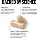 Force Factor Test X180 Alpha V2 T-Support For Men, T-Supplement To Help Build Strength, Boost Nitric Oxide, And Support Daily Performance, 120 Tablets