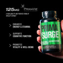 Jacked Factory Testosterone Booster For Men Primasurge - W/Tongkat Ali, Primavie, Ashwagandha - Boost Vitality, Muscle Growth & Energy | Natural Test Booster Supplement - 60 Veggie Pills