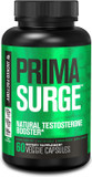 Jacked Factory Testosterone Booster For Men Primasurge - W/Tongkat Ali, Primavie, Ashwagandha - Boost Vitality, Muscle Growth & Energy | Natural Test Booster Supplement - 60 Veggie Pills