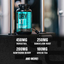 Jacked Factory Dry-XT Water Weight Loss Diuretic Pills - Natural Supplement | Reduces Water Retention & Bloating | Dandelion Root Extract, Potassium, 7 More Powerful Ingredients - 60 Veggie Capsules