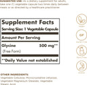 Solgar Glycine 500 Mg - 100 Vegetable Capsules - Non-Gmo, Vegan, Gluten Free, Dairy Free, Kosher - 100 Servings
