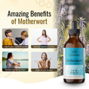 Herbamama Motherwort Tincture - Organic Motherwort Herb Liquid Drops - Vegan Supplement - 4 Fl Oz