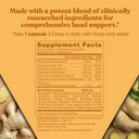 My Head! Headache Vitamins  Sensitivity, Tension, Comfort, Healthy Head Function For A Clear Mind  Fast Acting Magnesium, Butterbur, Feverfew, Boswellia, Vitamin D, Ginger, & More  60 Soft Capsules