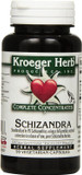 Kroeger Herb Schizandra Vegetarian Capsules, 90 Count