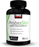 Force Factor Probioslim Weight Loss Essentials Complete Daily Digestive Health And Weight Loss Probiotic Supplement For Women And Men With Electrolytes And Green Tea Extract, 120 Capsules