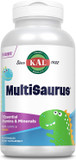 Kal Multisaurus Kids Chewable Multivitamins, 11 Essential Vitamins And Minerals For Kids, Berry, Grape, Orange Chewables, Gluten And Fructose Free, 90 Servings, 90 Dinosaur-Shaped Chewables