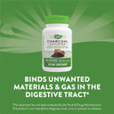 Nature'S Way Activated Charcoal - Digestive Supplement - Active Charcoal Supplement - Binds Unwanted Materials & Gas In Digestive Tract* - Gluten Free - 100 Capsules