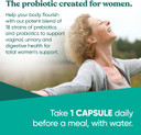 Flourish Probiotics + Prebiotics For Women  Gut And Digestion, Urinary Tract, Reduce Bloating, Vaginal Health  18 Clinically Proven Strains, 14 Billion Cfu  30 Shelf-Stable Mini Vegan Capsules