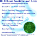 Dr. Ohhiraã¢ÂS Probiotics Original Formula With 3 Year Fermented Prebiotics, Live Active Probiotics And The Only Product With Postbiotic Metabolites, 100 Capsules
