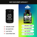 Hempbri Hemp Oil Extract Capsules For Joint Support Your Health Sleep Supplement Pill Tablets Immune Natural Seed Oils Powder (Pack Of 1)