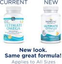 Nordic Naturals Ultimate Omega, Lemon Flavor - 180 Soft Gels - 1280 Mg Omega-3 - High-Potency Omega-3 Fish Oil With Epa & Dha - Promotes Brain & Heart Health - Non-Gmo - 90 Servings