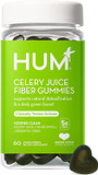 Hum Celery Juice Fiber Gummies The First Prebiotic Celery Juice Gummy, Supports Detoxification And A Daily Green Boost With Celery Juice, Chlorophyll, And Prebiotic Fiber(60 Count)