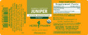 Herb Pharm Certified Organic Liquid Extract For Urinary System Support Juniper 1 Fl Oz