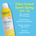 Seaweed Bath Co. Clear Guard Spf 40 Sport Broad Spectrum Sunscreen Spray, 6 Ounce, Sustainably Harvested Seaweed, Aloe, Avocado Oil