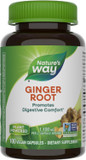 Nature'S Way Ginger Root, Promotes Digestive Comfort*, Reduces Nausea Due To Motion*, 1100 Mg Per 2-Capsule Serving, Non-Gmo Project Verified, 100 Capsules