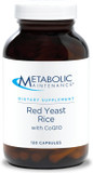 Metabolic Maintenance Red Yeast Rice With Coq10 - Provides Energy Production + Cardiovascular Health Support - Co Enzyme Q-10 + Red Yeast Rice Antioxidant Supplement (120 Capsules)