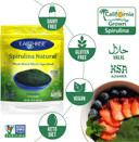 Earthrise Spirulina Natural Powder 32Oz, Natural Premium Spirulina From California- Vegan, Gluten Free, Keto Friendly, Non -Gmo Super Food High In Vitamins & Minerals. (2 Lb)