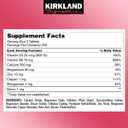 Kirkland Signature Calcium Citrate Magnesium And Zinc, 500 Tablets