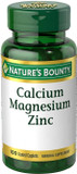 Nature'S Bounty Calcium Magnesium & Zinc Caplets, Immune & Supporting Bone Health, 100 Count Nature'S Bounty Calcium Magnesium & Zinc Caplets, Immune & Supporting Bone Health, 100 Count