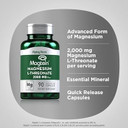 Magnesium L-Threonate 2000Mg | 90 Capsules | With Magtein | Non-Gmo, Gluten Free Supplement | By Piping Rock