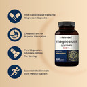 Naturebell Magnesium Glycinate Capsules 500Mg | 240 Count, 100% Chelated & Purified, 3Rd Party Tested, Non-Gmo & Gluten Free