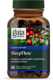 Gaia Herbs Sleepthru - Natural Sleep Support Supplement With Organic Ashwagandha Root, Organic Magnolia Bark, Passionflower, And Jujube Date - 60 Vegan Liquid Phyto-Capsules (30-Day Supply)